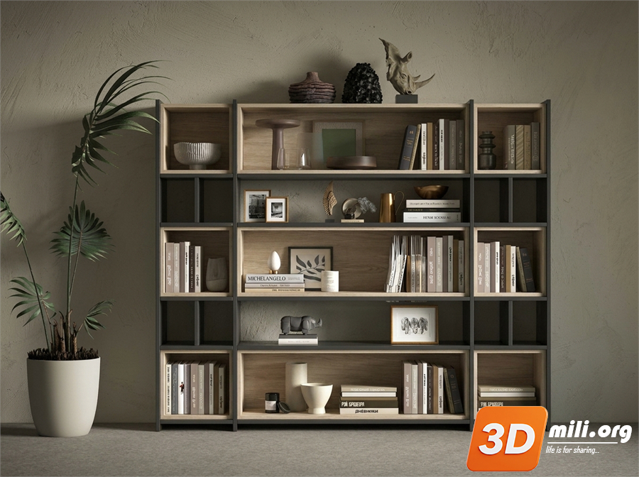 Bookcase Skp Files